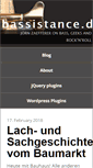 Mobile Screenshot of bassistance.de